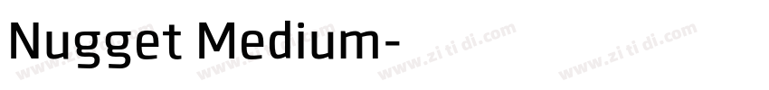 Nugget Medium字体转换